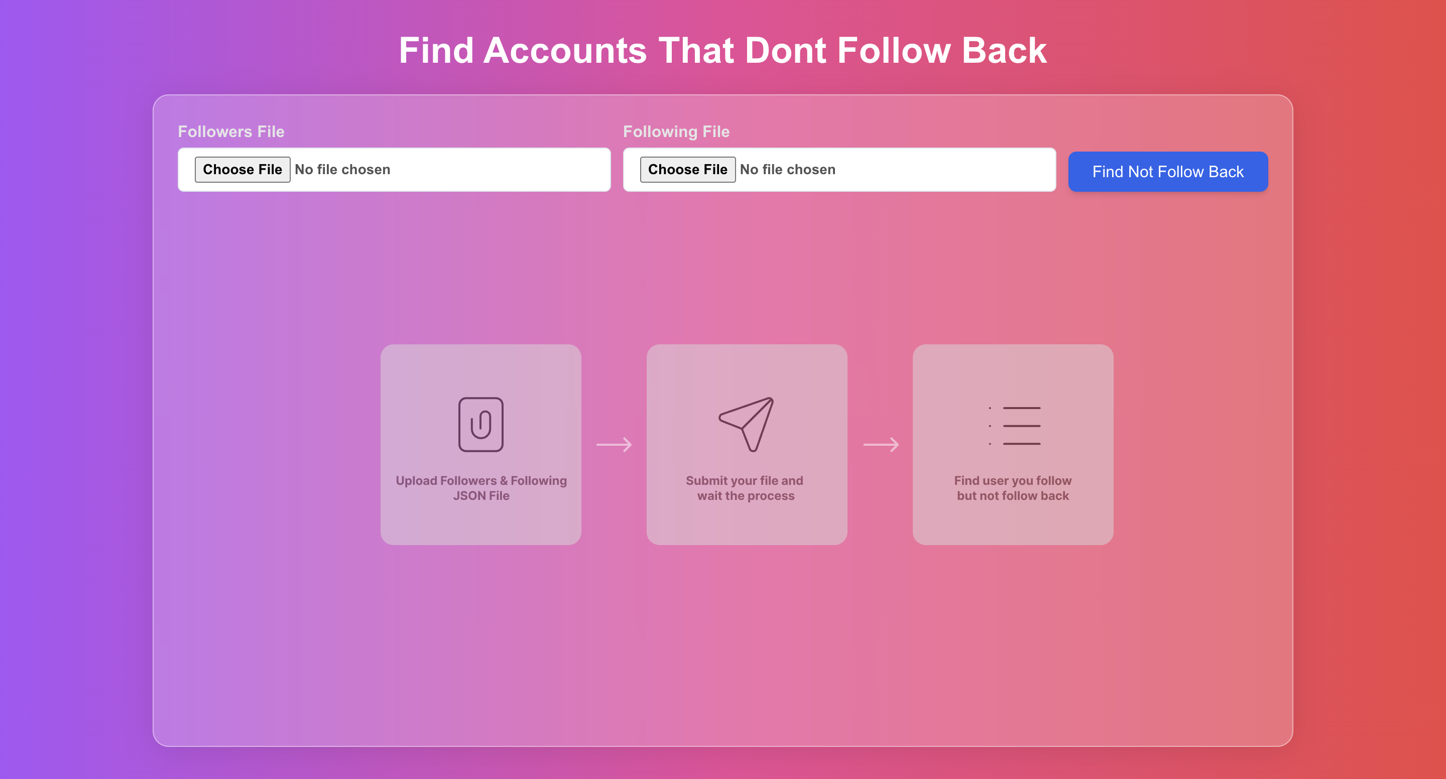 Instagram Find Not Follback-image